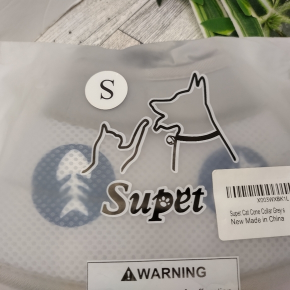 Supet Cat Collar, Adjustable Cat Collar, Recovery Collar, Soft Collar Cone Small - Picture 2 of 4
